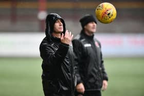 Stenhousemuir manager Davie Irons