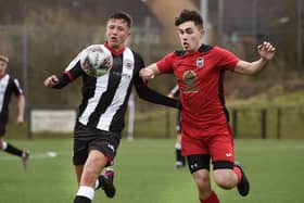 Dunipace extended their lead at the top of the East of Scotland First Division after securing a late point against Leith Athletic last Saturday at Westfield (Pictures by Alan Murray)