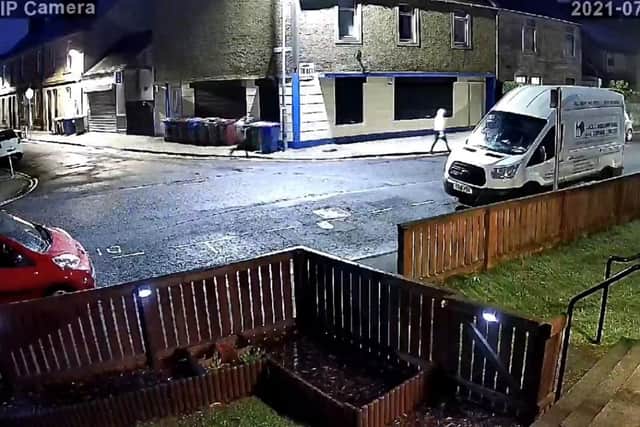 The smashing footage was capture last month and is one of the lesser acts of vandalism and anti-social behaviour that has reportedly occurred in the street in recent weeks