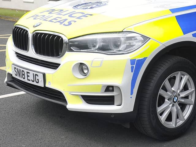 Police attended the road traffic incident in King Street, Stenhousemuir