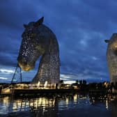 The art park installation will run from the Kelpies to The Falkirk Wheel
