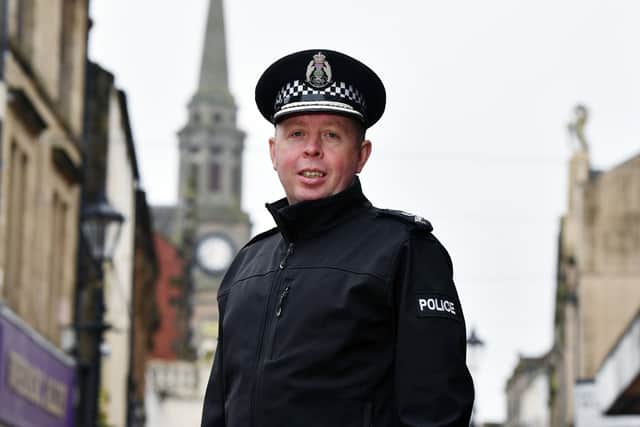 Chief Superintendent Barry Blair warned of the impact of police cuts. Pic: Michael Gillen
