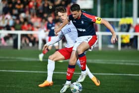 18-07-2023. Picture Michael Gillen. Picture Michael Gillen. EDINBURGH. Ainslie Park. The Spartans FC v  Falkirk FC. Season 2023 - 2024.Viaplay Cup Group B. Scottish League Cup. Stephen McGinn 4. 