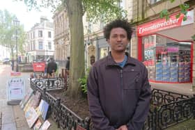 Isaias is seeking asylum in the UK but has now been waiting months in hotel accommodation