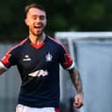 Brad Spencer has scored three goals in 17 league and cup appearances for Falkirk this season (Pic Michael Gillen)