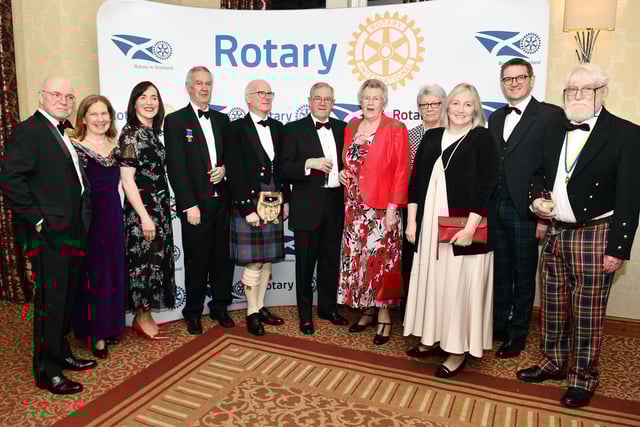 Some of the guests at the recent event in the Macdonald Inchyra Hotel and Spa.