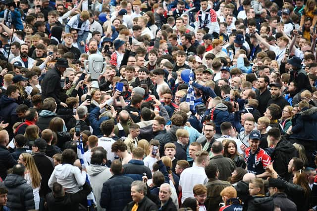 Fans delight at this season's sporting success. Pic: Michael Gillen