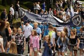 Members of local sporting clubs and groups once again marched in the parade