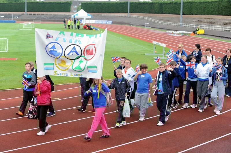 Schools each represented a different country for the event.