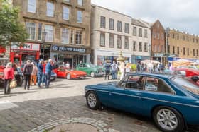A display of classic cars will be on the High Street this weekend at Saturday's Falkirk Producers Market.  (Pic: Falkirk Delivers)