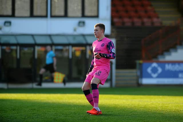 PJ Morrison saved a first half penalty to keep Falkirk 1-0 ahead