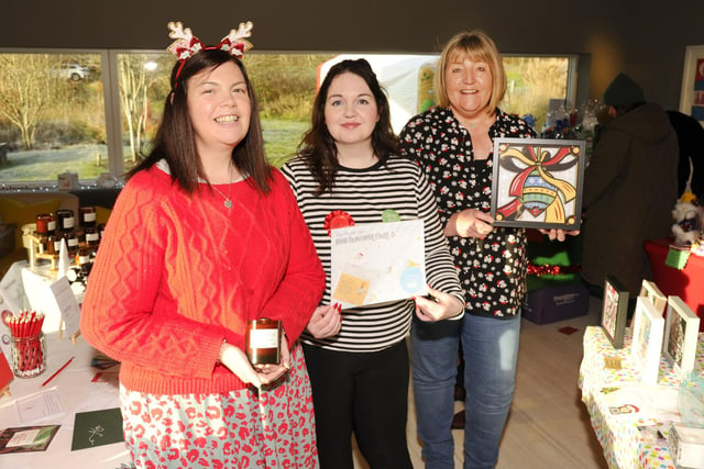 Angela McGuire of Caunle Co., Michelle Walker of Magical Letter Co., and Karen Murray of Handmade by Karen were some of the small businesses supporting the fayre and Maggie's.