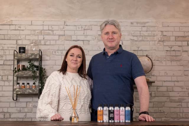 Cheryl and Duncan Maclean, co-founders of Carron's Candle Shack. (Pic submitted)