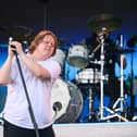 Lewis Capaldi performs on the Pyramid Stage at Glastonbury Festival (Photo by Leon Neal/Getty Images)