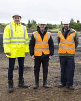 Falkirk MSP Michael Matheson visits the Lionthorn site