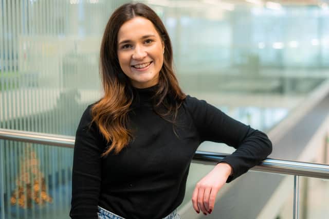 Jenny Thomson (20) from Linlithgow, who graduated with a HNC Childhood Practice, won the Most Promising Student in the Department of Care, Sport and Construction.