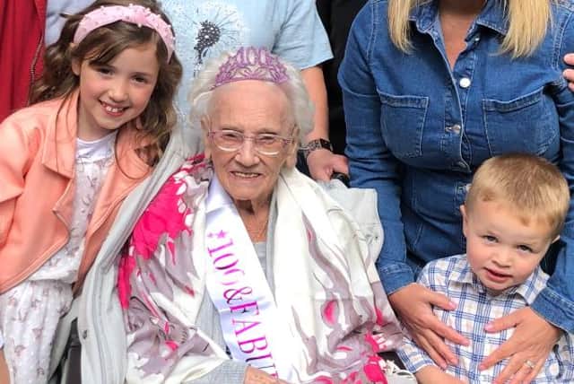 Agnes celebrated her milestone 100th birthday with her family.