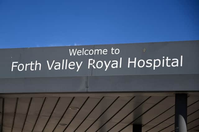 Georgeson behaved in a threatening manner at Forth Valley Royal Hospital