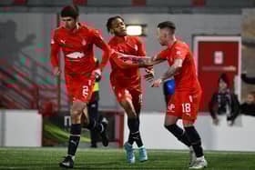 19-11-2022. Picture Michael Gillen. HAMILTON. New Douglas Park. Clyde FC v Falkirk FC. Season 2022 - 2023. Matchday 16. SPFL cinch League One.