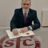 New Warriors boss Gary Naysmith led training on Tuesday night ahead of Saturday's game against Stranraer (Photo: Stenhousemuir FC)