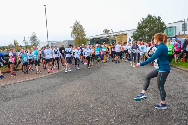But let's make sure everyone had done their warm up.