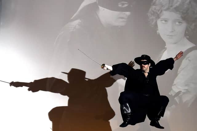 Zorro will leap into action when the Hippodrome Silent Film Festival gets underway
