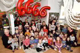 Wellside Kindergarten celebrate their perfect sixes report from the Care Inspectorate (Picture: Michael Gillen, National World)