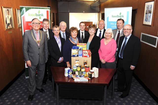 The official launch of Falkirk Foodbank in Falkirk Foodbank in 2013