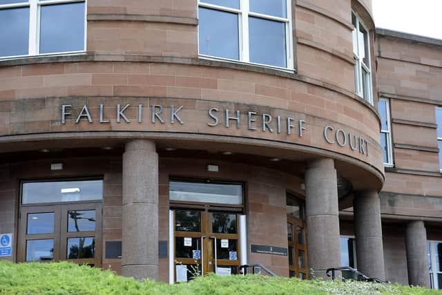 Hallglen man Christopher Devlin was placed under supervision during an appearance at Falkirk Sheriff Court. Picture: Michael Gillen.