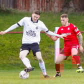 Alan Docherty (left) is back in action for Linlithgow Rose after 10-week lay-off (Library pic by Scott Louden)