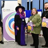 Falkirk Council Community Planning Policy staff hosting the event in Camelon. Pic: Michael Gillen