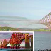 Forth Bridge materialises in stages at the start of the new Historic Environment Scotland video campaign, which was launched this week. (Pics: Bill Walsh and Paul Maguire)