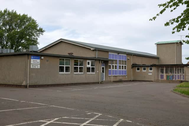 Youngsters  have been spotted 'playing' with knives and blades in the grounds of Beancross Primary School