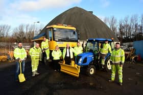 Falkirk Council roads team have been working hard to ensure routes remain safe and accessible this winter (Picture: Submitted)