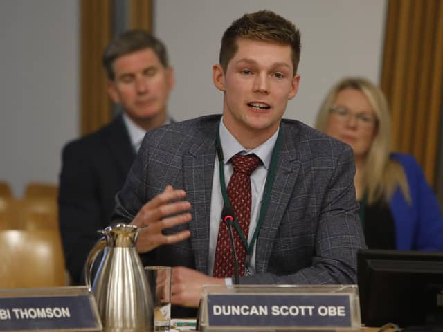 Duncan Scott gives evidence to the Scottish Parliament's Citizen Participation and Public Petitions Committee Pic: Andrew Cowan/Scottish Parliament