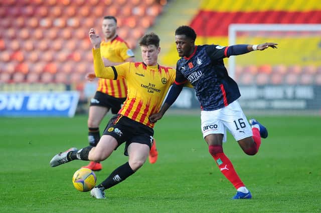 The two sides have drawn both of their encounters this season, 0-0 at the Falkirk Stadium on Boxing Day and 2-2 at Firhill before that (pictured)