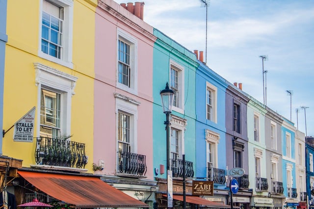 The top 12 most popular paint colours for the outside of houses.