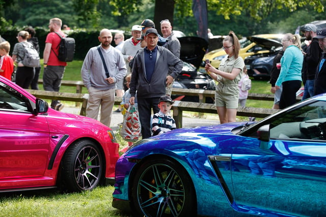 Kinneil Estate played host to the car show on Sunday.