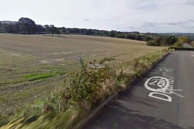 Sixty new homes will be built here, at Deanburn Road, Linlithgow.