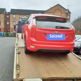 The car was seized.