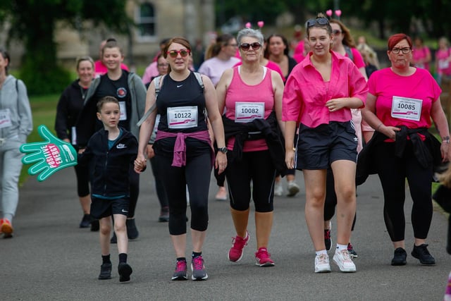 You can walk, jog or run when taking part in Race for Life