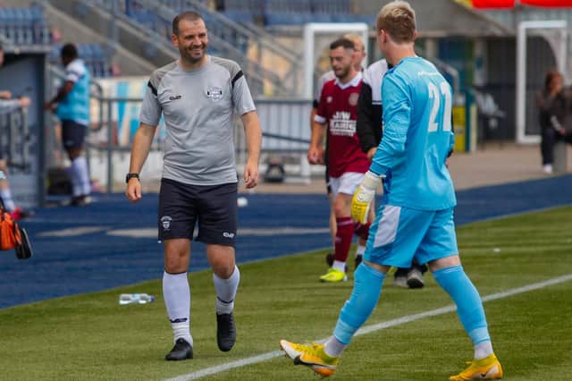 Shire manager Derek Ure will take his side to face Celtic's B team on Friday night. Pic by Scott Louden