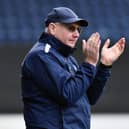 Falkirk boss John McGlynn is hoping to take his League One Falkirk team to a Hampden Scottish Cup semi-final (Photo: Michael Gillen)