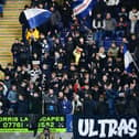 Falkirk's Ultras have given the team fantastic backing at the Falkirk Stadium this season (Pic Michael Gillen)