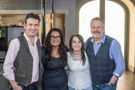 Dougie Vipond, Judith Ralston, Lorna McNee and Nick Nairn in episode seven of The Great Food Guys