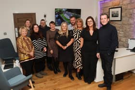 Staff from Step Up at The Maltings who this month are celebrating 10 years supporting care experienced young people in the Falkirk area. Pic: Scott Louden