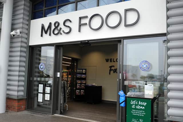 Teven stole alcohol from M&S in Falkirk Central Retail Park. Picture Michael Gillen.