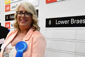 Councillor Claire Mackie-Brown when she was first elected as a Conservative councillor in May 2022. Pic: Michael Gillen