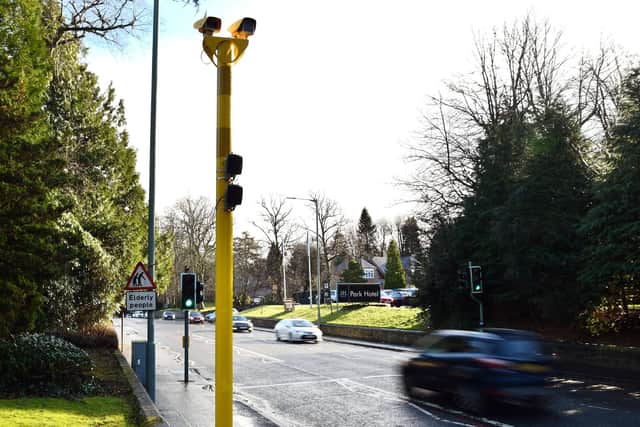 The speed camera on Camelon Road near the entrance to Dollar Park will come into operation on Monday, September 12, 2022.