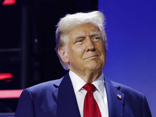 US President Donald Trump caused shockwaves on Monday night by suspending military aid shipments to Ukraine. (Photo by Anna Moneymaker/Getty Images)
